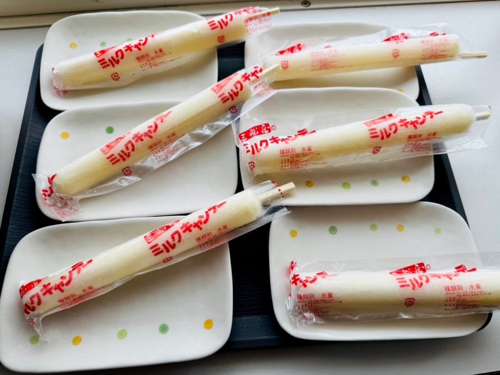 アイスキャンディーの差し入れ