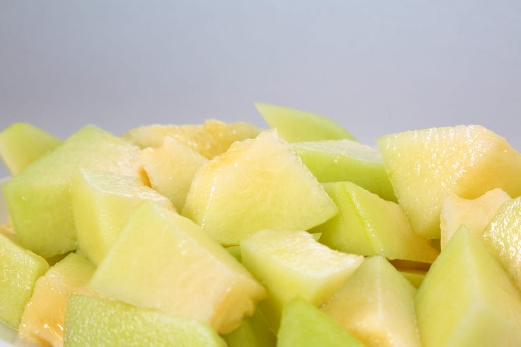 差し入れのメロン