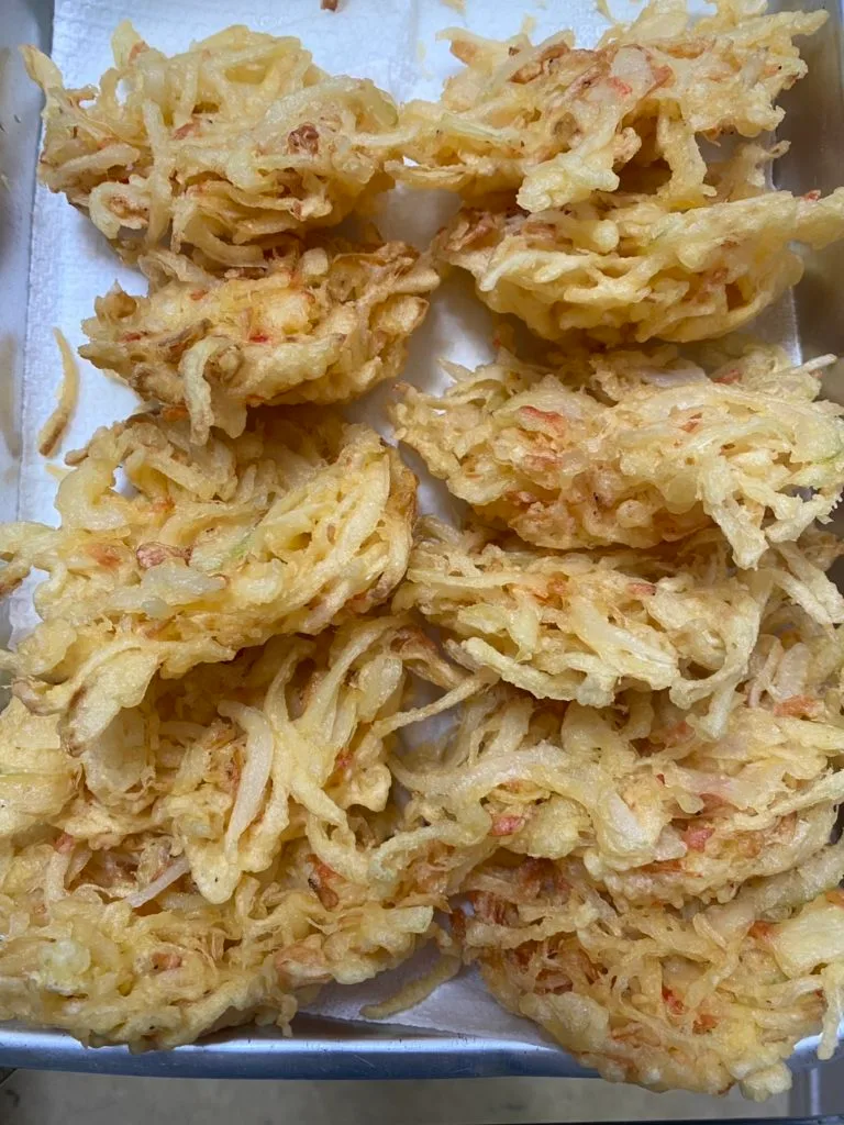 揚げたての天麩羅