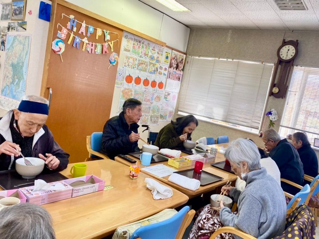 とろろ蕎麦のお昼ご飯