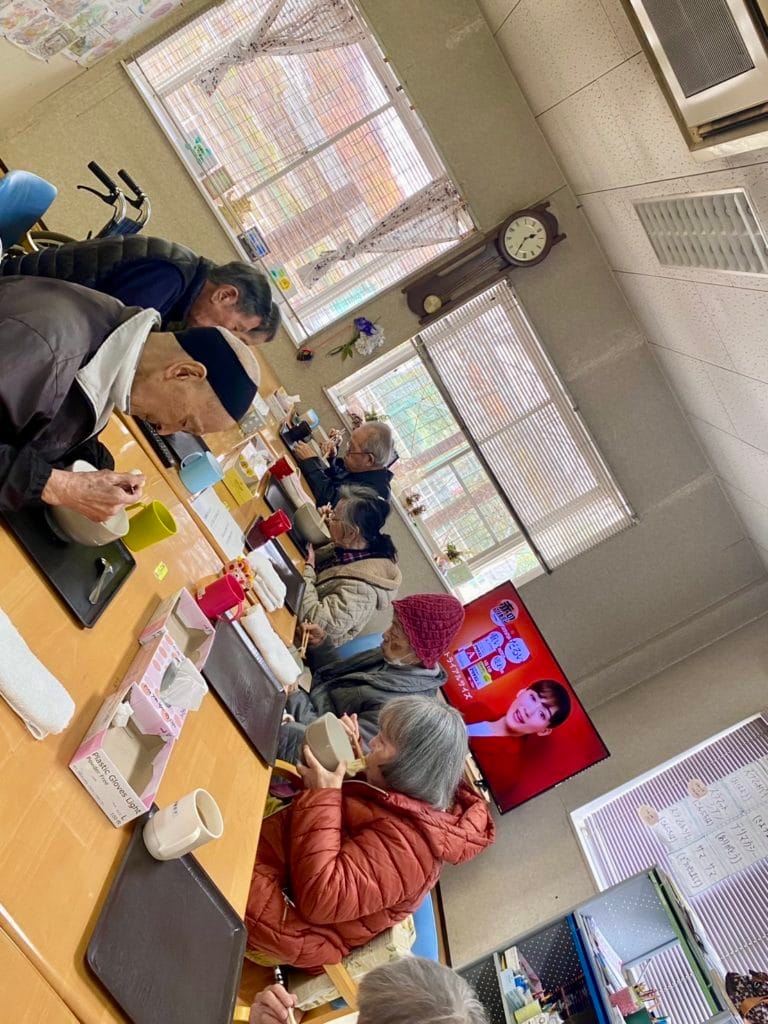 たぬきうどんのお昼ご飯