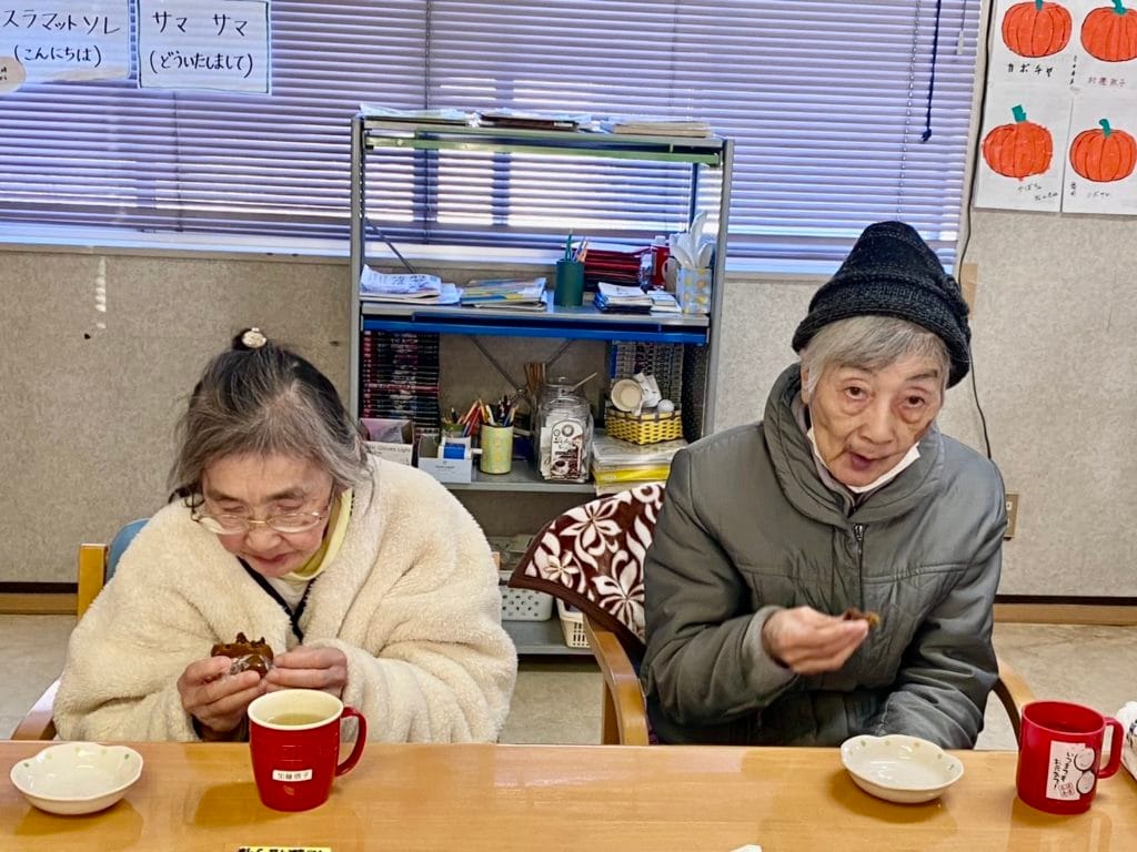 お饅頭の差し入れ