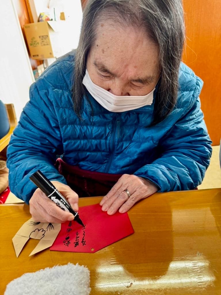 絵馬にメッセージ