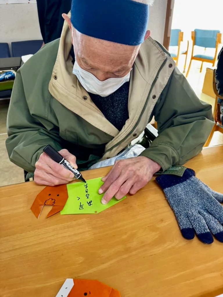 絵馬にメッセージ