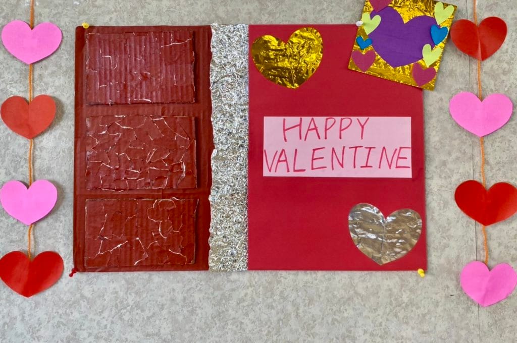 バレンタインデーのギフトカード