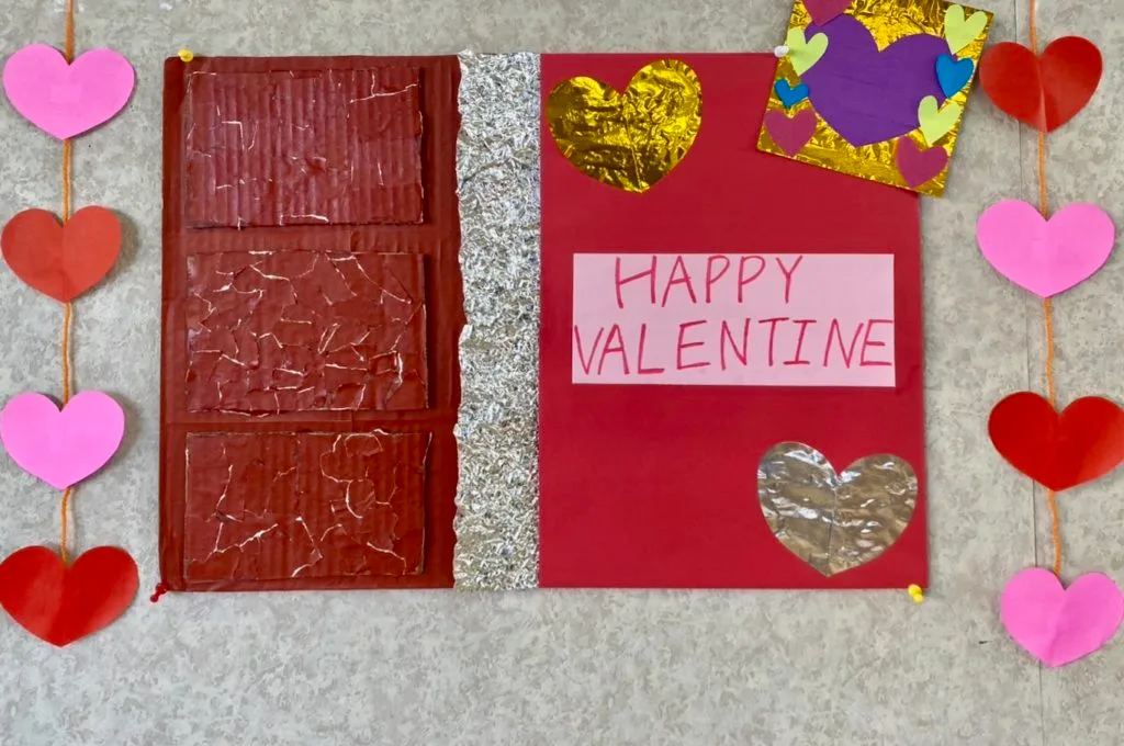 バレンタインデーのギフトカード