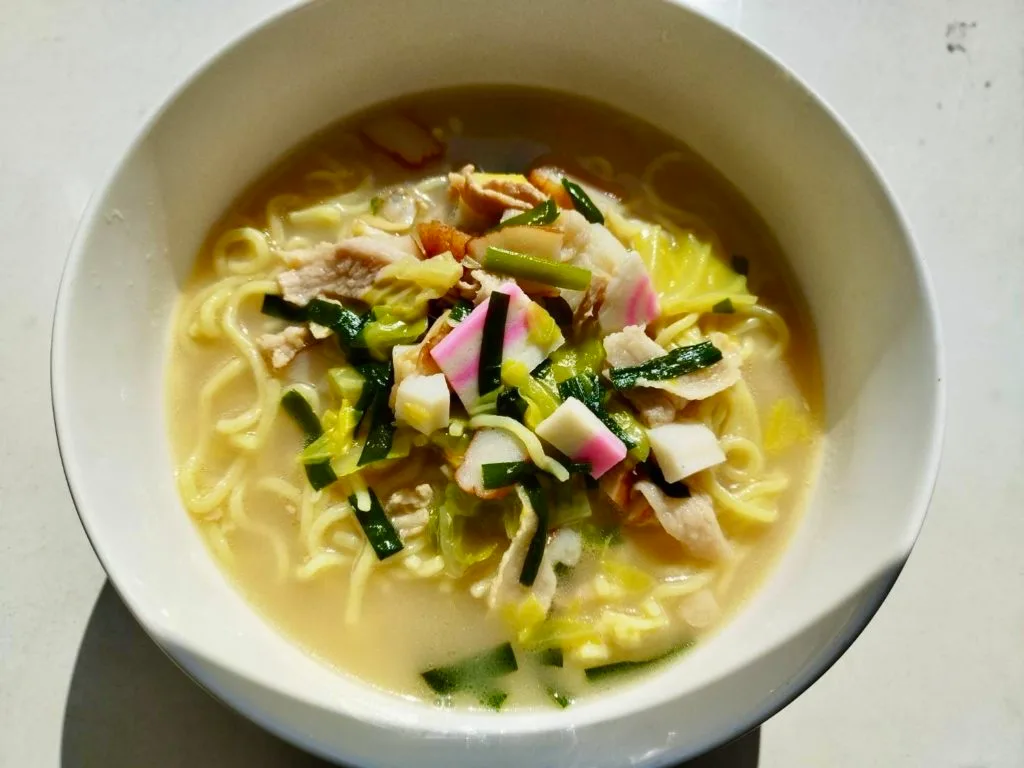 長崎ちゃんぽんのお昼ご飯